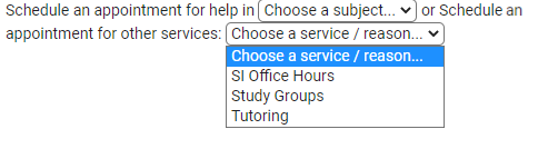 Appointment for Other Services